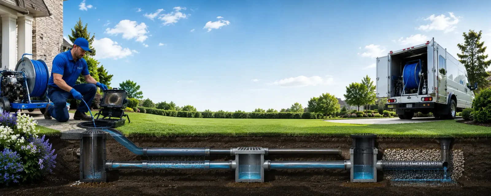 Outdoor drain cleaning information for Merion Station, PA